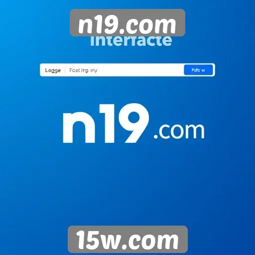 Análise da interface de usuário do site n19.com